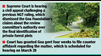 SC halts conversion of 8.64sqkm of private forest land in Goa