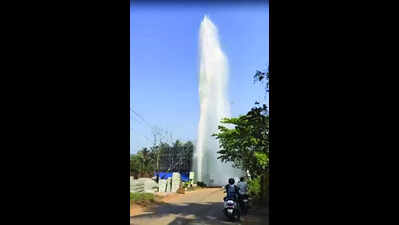Cable work at Guirim causes second pipeline burst in a week