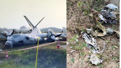 Two IAF aircraft incidents in a day: AN-32 crash lands in Bagdogra, Jaguar goes down in Ambala