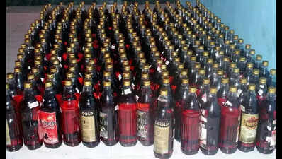Over 43 litres of illicit liquor worth Rs 1 lakh seized