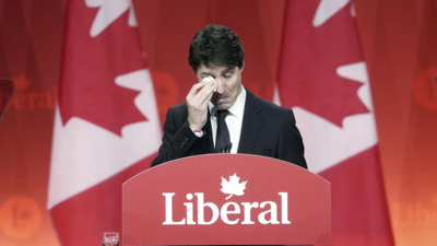 Watch: Justin Trudeau breaks down in farewell speech, takes jibe at Donald Trump