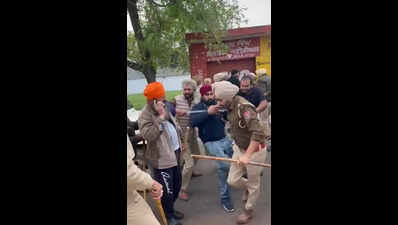 Farmers protest land acquisition for expressway, clash with police
