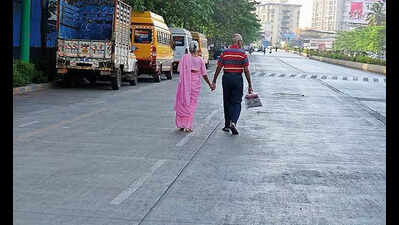 Pavements encroached, roads dug up, seniors stay at home