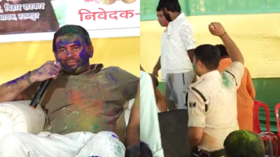Bihar cop removed after dancing to Tej Pratap Yadav’s 'dance or be suspended' order during Holi
