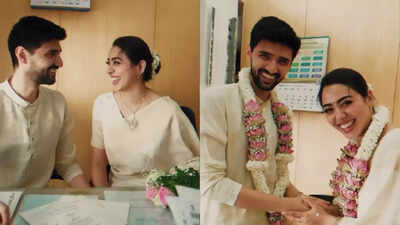 Taarak Mehta’s Jheel Mehta aka former Sonu shares glimpses from her registry wedding; watch