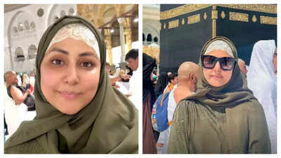 Hina Khan undertakes Umrah during Ramadan while undergoing cancer treatment