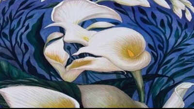Optical illusion personality test: Flowers or woman? What you see first reveals if you are introvert or an extrovert