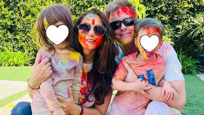Preity Zinta celebrates Holi with colors, love and festive cheer in a heartwarming gathering, see pics
