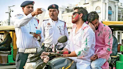 High on bhaang and driving? Toh Phir ‘Bura na maano, challan hai!’