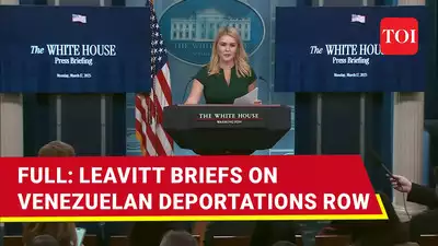 Leavitt Reveals ‘US Paid El Salvador $6M’ To Jail Venezuela Gang Deportees; Questions Judge’s Order