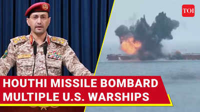 Houthi Missiles 'BOMBARD' Multiple U.S. WARSHIPS For 4th Time In 72 Hours Amid Yemen Attacks