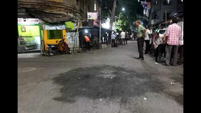Roads bear the scar: Holika Dahan damages top layer at many spots