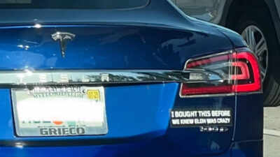 Elon Musk's Tesla faces severe backlash: Owners paste quirky stickers to save themselves from vandalism