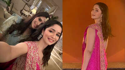 Sara Tendulkar stuns in a beautiful bridal saree