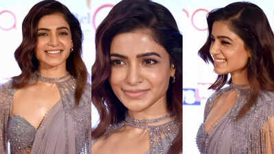Samantha Ruth Prabhu's pre-draped lavender saree is the saree of the week