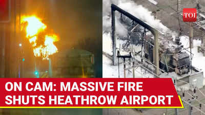 Chaos In London: 1000+ Flights Disrupted At Heathrow Airport After Massive Substation Fire