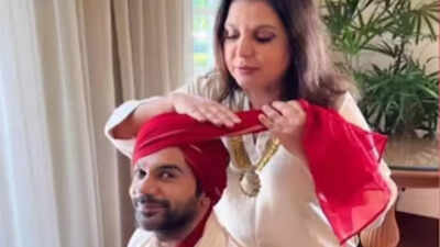 Farah Khan and Rajkummar Rao takes blessings in Shirdi