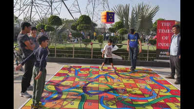 Health and wellness take centre stage in Happy Streets event in Agra