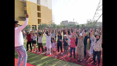Health and wellness take centre stage in Happy Streets event in Agra