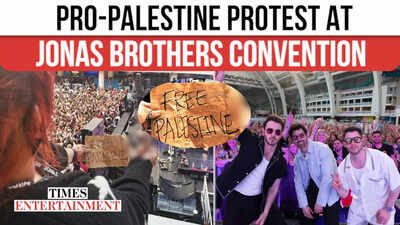 Jonas Brothers' Event Attendee Makes Bold Pro-Palestine Statement As Big Time Rush Join JonasCon