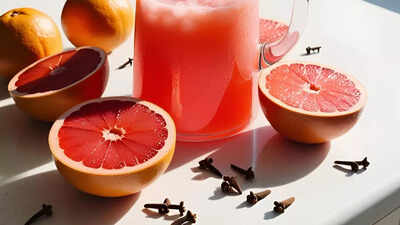 What happens when you add cloves to grapefruit juice to help in fast weight loss