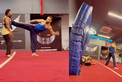 Tiger Shroff shows how he's prepping for a 'kickass' week ahead