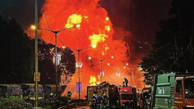 Watch: Mumbai's Dharavi shaken as 20+ LPG cylinders on truck explode