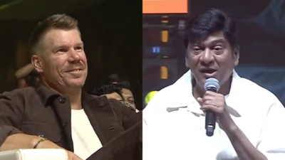 Rajendra Prasad's remark on David Warner at the 'Robinhood' event leads to mixed reactions on social media