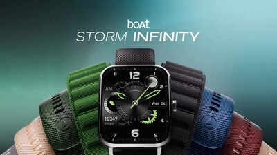 Boat Storm Infinity smartwatch with 15 days battery life launched, priced at Rs 1,299