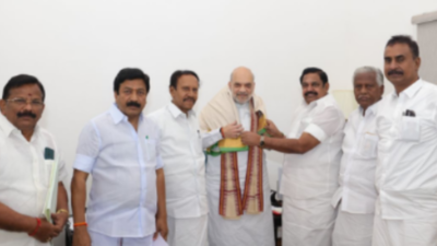 AIADMK's Palaniswami reaches Amit Shah's Delhi house amid alliance rumours
