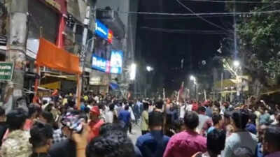 Stone-pelting, vandalism in Hazaribagh over 'objectionable' slogan during Ram Navami Mangala procession