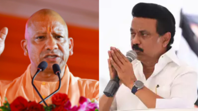 'When they feel their vote bank is at risk, they try to create divisions': UP CM Yogi Adityanath targets MK Stalin on three-language row