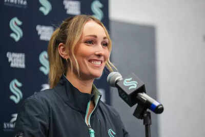 Jessica Campbell admits shedding 'happy tears' after becoming NHL’s first female assistant coach