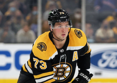 "I know what I went through," Charlie McAvoy avoids questions about his injury and is just happy to be back on ice