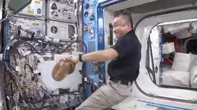 Home run in orbit: Elon Musk shares video of astronaut playing baseball game inside ISS