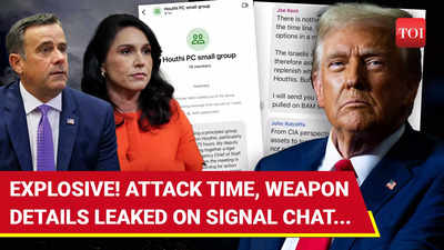 'First Bombs Will Drop At...': Houthi War Plan Leak EXPLODES; FULL Minute-By-Minute Chat Details