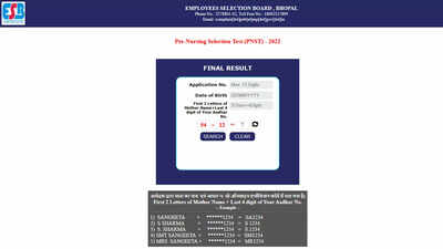 MPESB PNST result 2025 declared at esb.mp.gov.in; direct link here