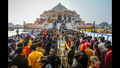 4-minute Suryatilak at Ram temple in Ayodhya in April