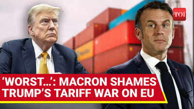 Macron Openly HUMILIATES Trump Over Stance On NATO, Ukraine War & Tariffs On EU | WATCH