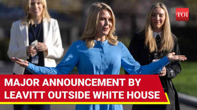 Karoline Leavitt’s Major Announcement Outside White House After Trump’s Tariff Bomb | Watch