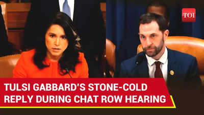 US: Tulsi Gabbard’s Poker-Face Reaction Steals Spotlight In Senate Hearing | Leaked Chat Row