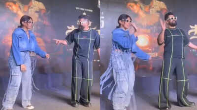 Chiyaan Vikram & Dushara Vijayan set the dance floor ablaze with electrifying moves during 'Veera Dheera Sooran' promotions