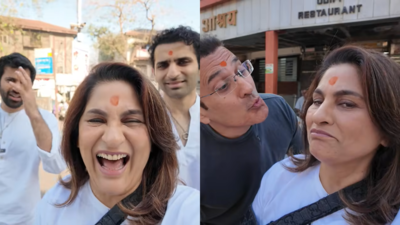 Parmeet Sethi jokes about divorcing Archana Puran Singh over her cooking skills; former asks his father 'Is the paneer okay? Is your bahu approved?'