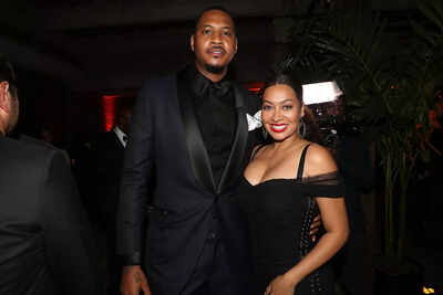 Carmelo Anthony and La La Anthony are always ready to support their son Kiyan, this time for "The Throne"