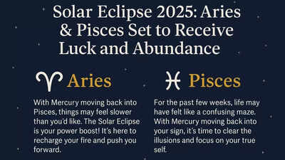 Partial Solar Eclipse 2025: Aries and Pisces set to receive luck and abundance