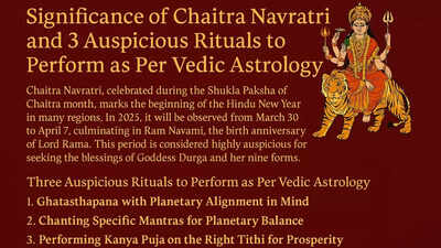 Significance of Chaitra Navratri and 3 auspicious rituals to perform as per vedic astrology