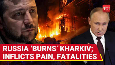 Russian Drone Barrage Kills 2, Injures Dozens in Ukraine’s Kharkiv, Officials Confirm