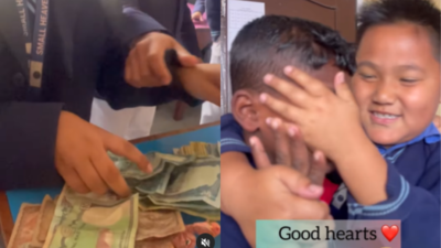 Heartwarming video of school kids collecting money to fund classmate's picnic fee teaches great life lessons; internet is in awe