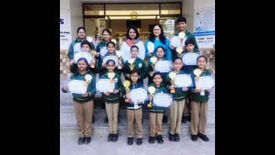 14 students of Jain International School radiate in Sanskrit Shloka Olympiad