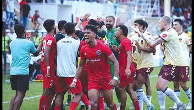 I-League: Churchill Bros a point away from title after dramatic 2-2 draw against Inter Kashi